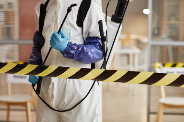 Professional Biohazard Cleanup technician working in Crum Lynne, PA